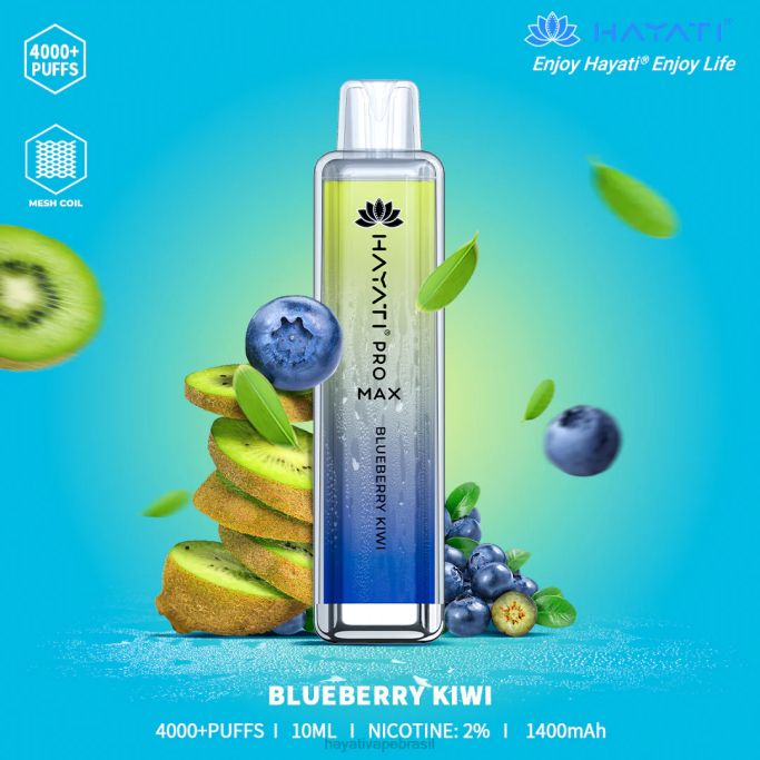 Hayati Vape Near Me - Hayati Pro Max descartável H0PN98 kiwi de mirtilo