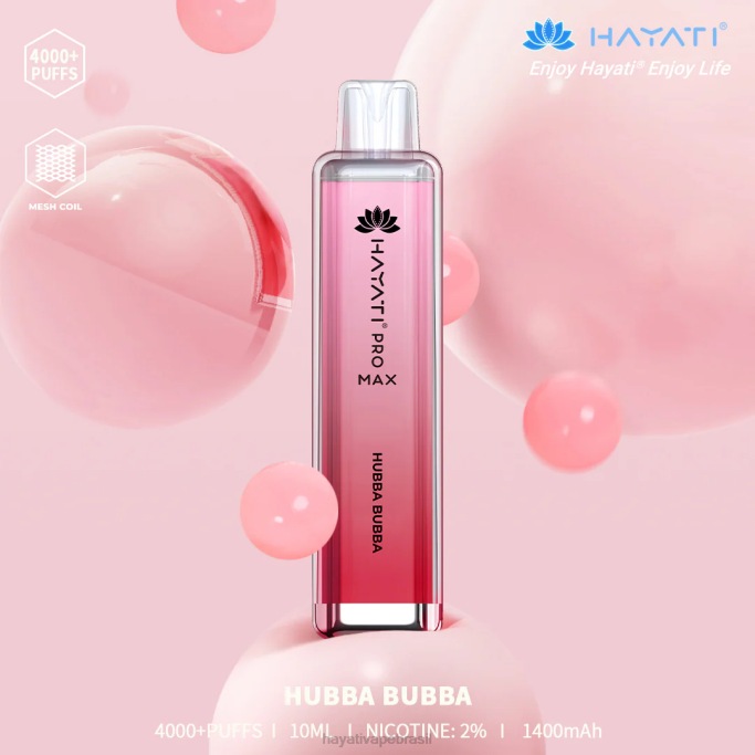 Hayati Vape Review - Hayati Pro Max descartável H0PN106 hubba bubba