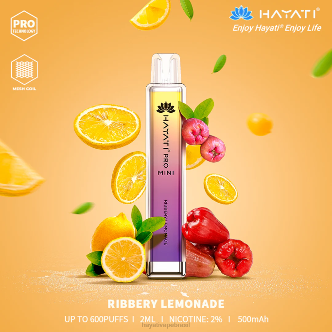 Hayati Price Brasil - Hayati Pro Mini descartável H0PN20 limonada com costelas