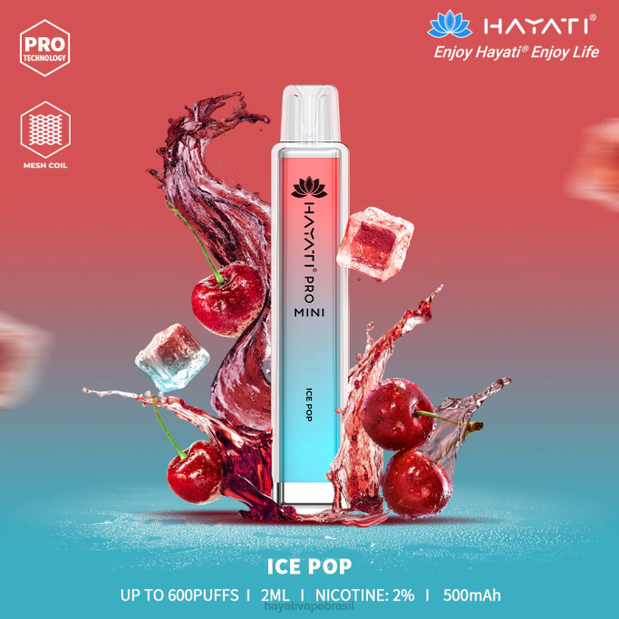Hayati Vape Near Me - Hayati Pro Mini descartável H0PN18 picolé