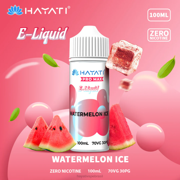 Hayati Price Brasil - Hayati Pro Max sais de nic H0PN260 gelo de melancia