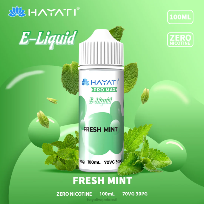Hayati Vape Liquid - Hayati Pro Max sais de nic H0PN255 menta fresca