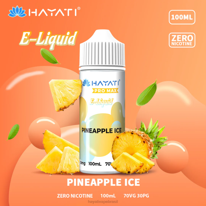 Hayati Vape Review - Hayati Pro Max sais de nic H0PN256 gelo de abacaxi