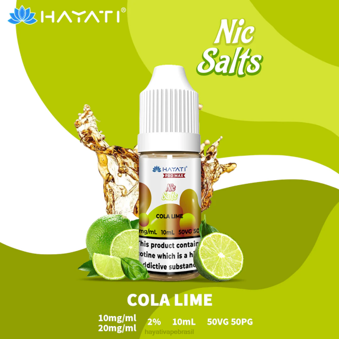 Hayati Vapes Wholesale - Hayati Pro Max sais de nic H0PN237 cola de limão