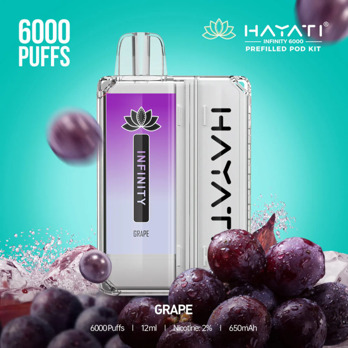 Hayati Price Brasil - Hayati Infinity 6.000 kits de cápsulas H0PN150 uva