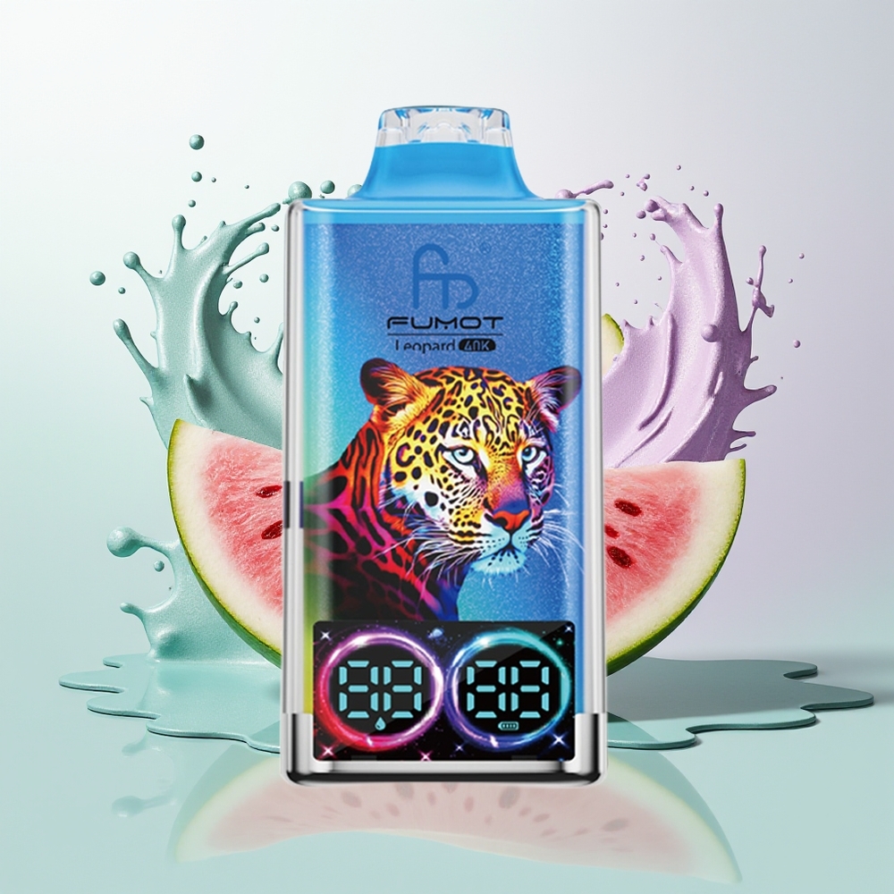 Fumot Leopard 40K Chiclete de Melancia 5% Dual Mesh