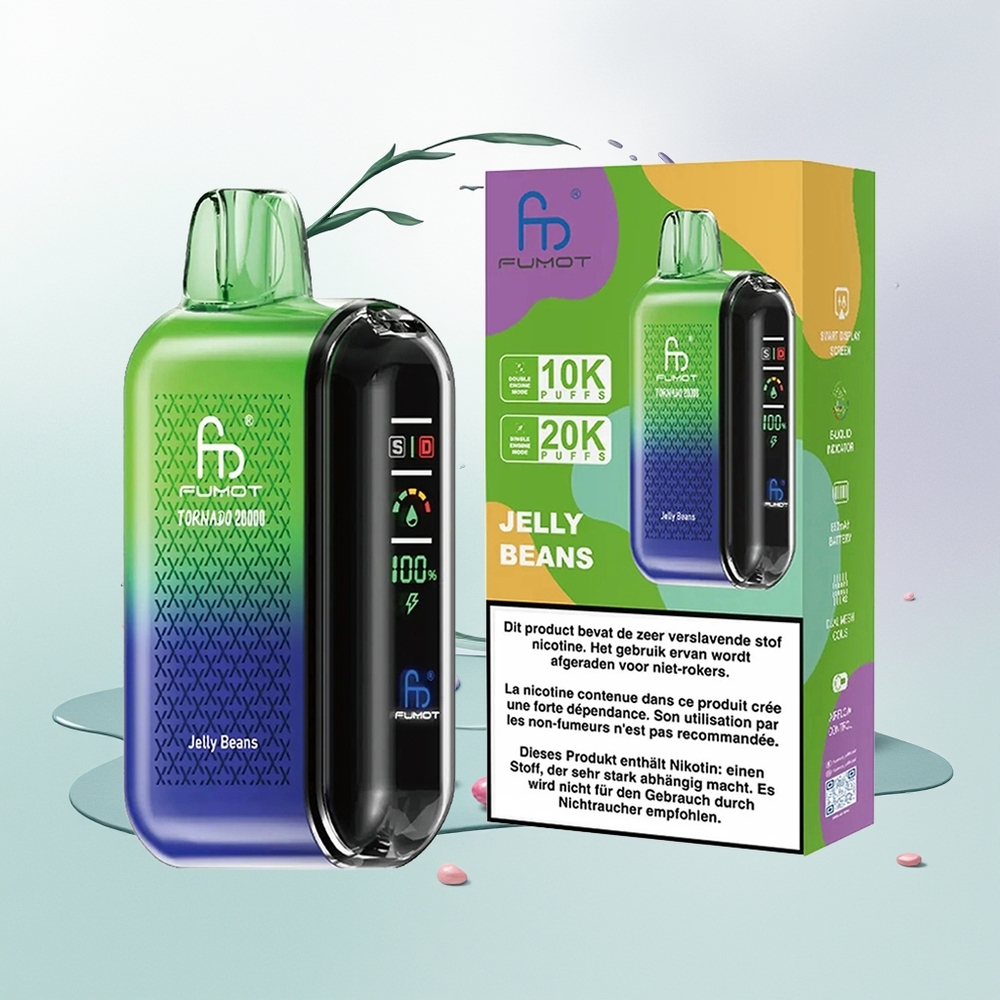 Fumot Tornado 20000 Feijocas Inteligentes Dual Mesh