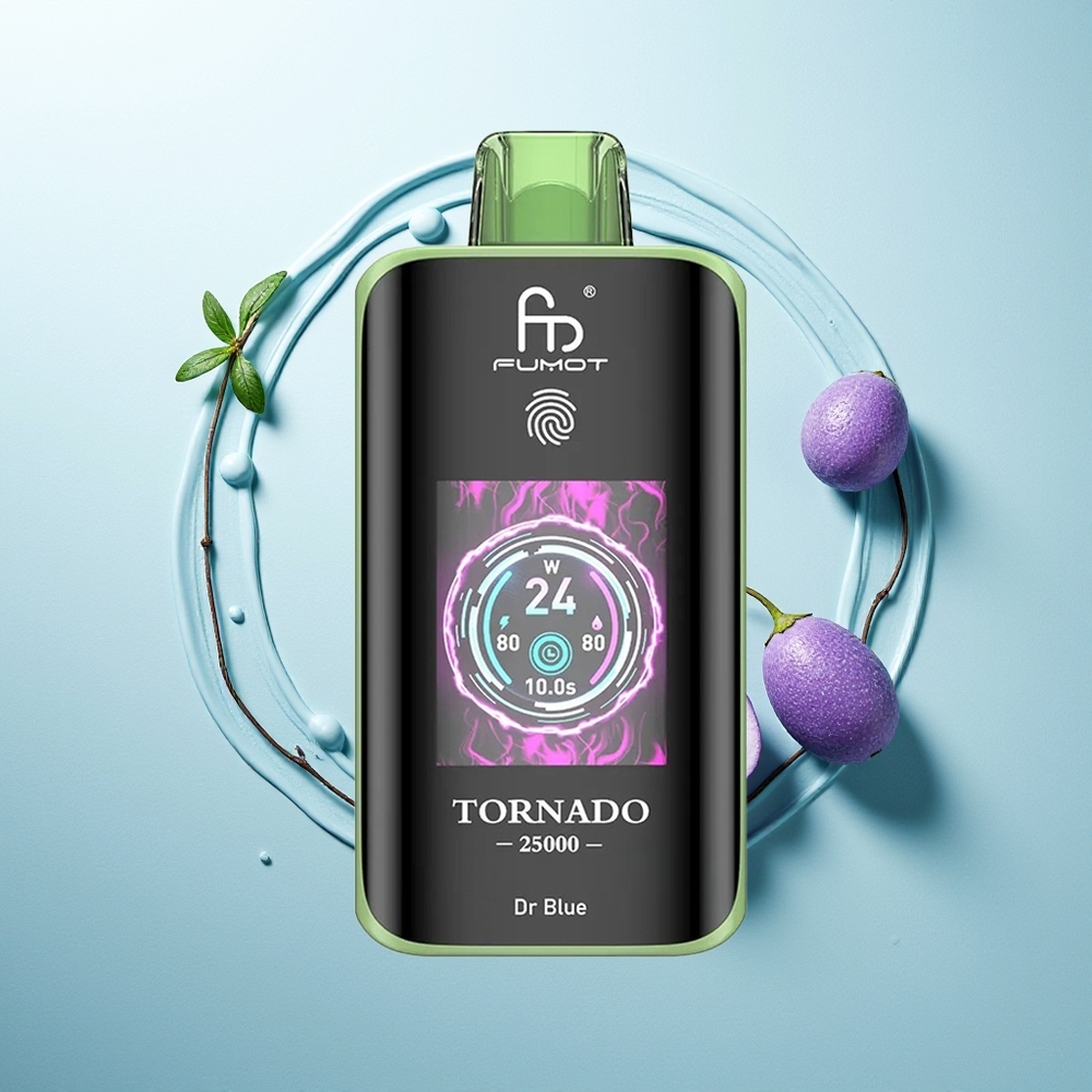 Fumot Tornado 25000 Dragao Azul Tela HD