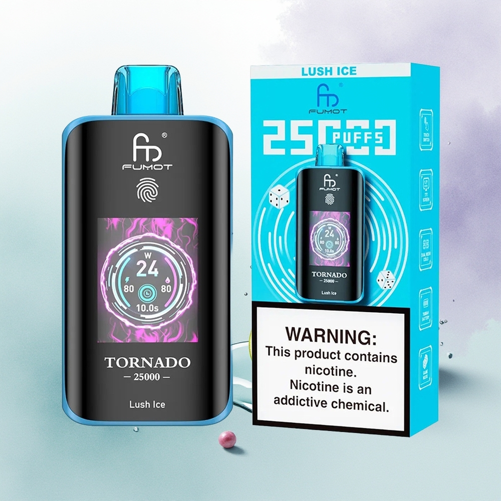 Fumot Tornado 25000 Gelo Refrescante com Bateria Recarregável