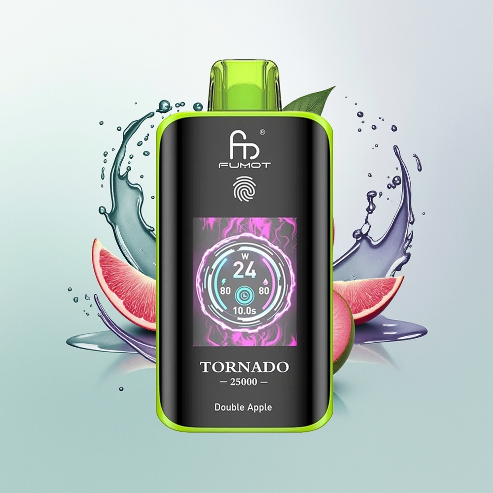 Fumot Tornado 25000 Maçã Dupla HD