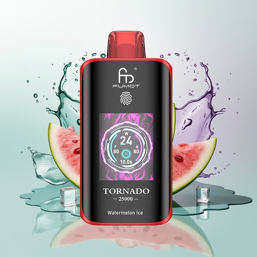 Fumot Tornado 25000 Melancia Gelo Tela HD