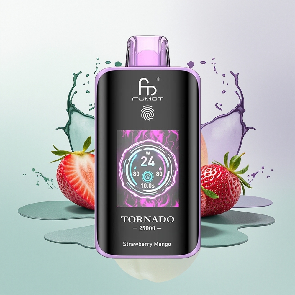 Fumot Tornado 25000 Morango Manga HD
