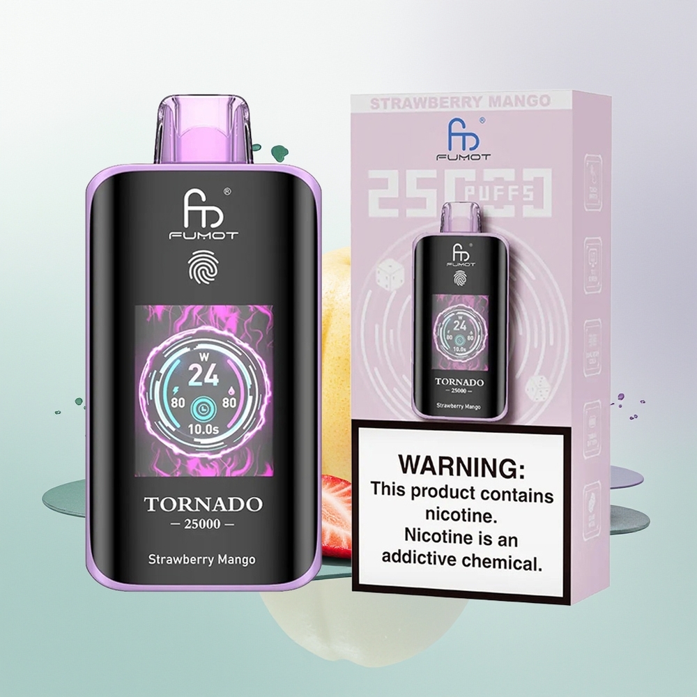 Fumot Tornado 25000 Morango Manga HD
