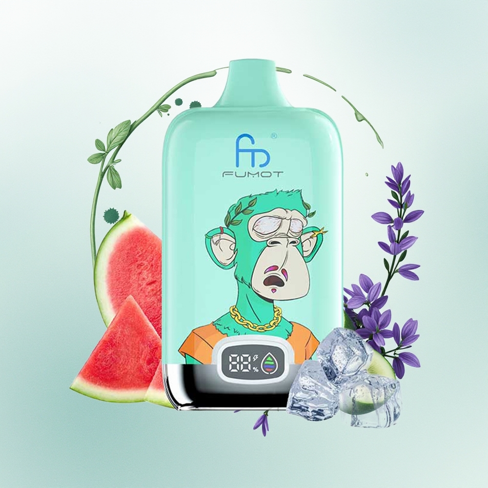 Fumot Tornado Digital Box 12000 Menta Refrescante com Bobina Mesh