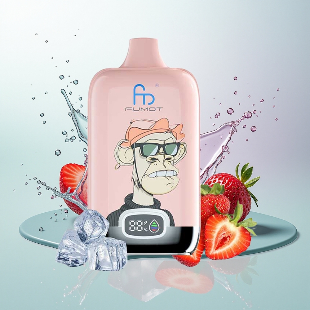 Fumot Tornado Digital Box 12000 Morango Gelo 20ml