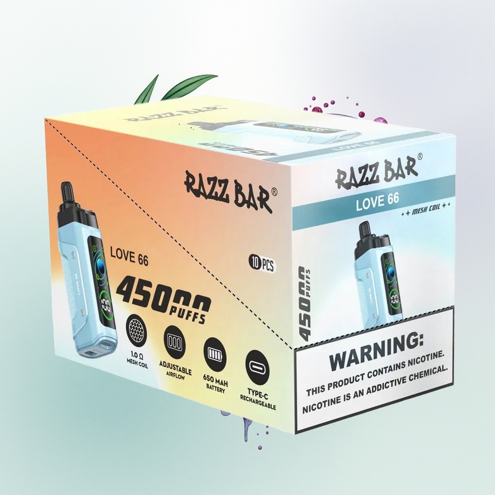 Razz Bar 45000 Amor 66 Tipo-C Recarregável