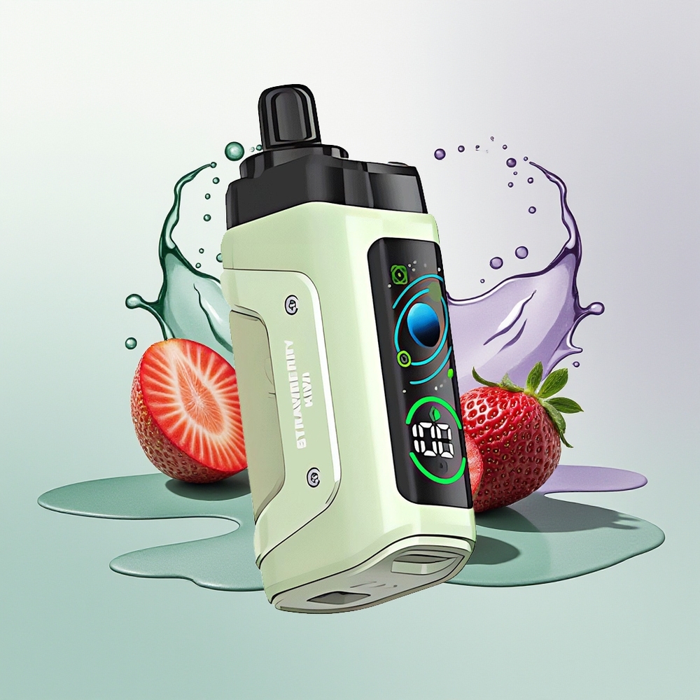 Razz Bar 45000 Morango Kiwi Tipo-C Recarregável