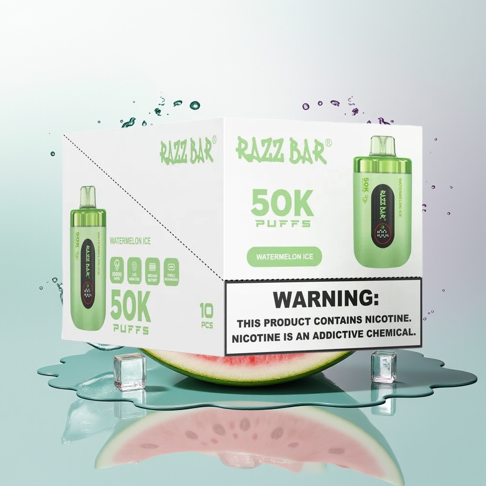 Razz Bar 50K Melancia Gelo com 2% de Nicotina