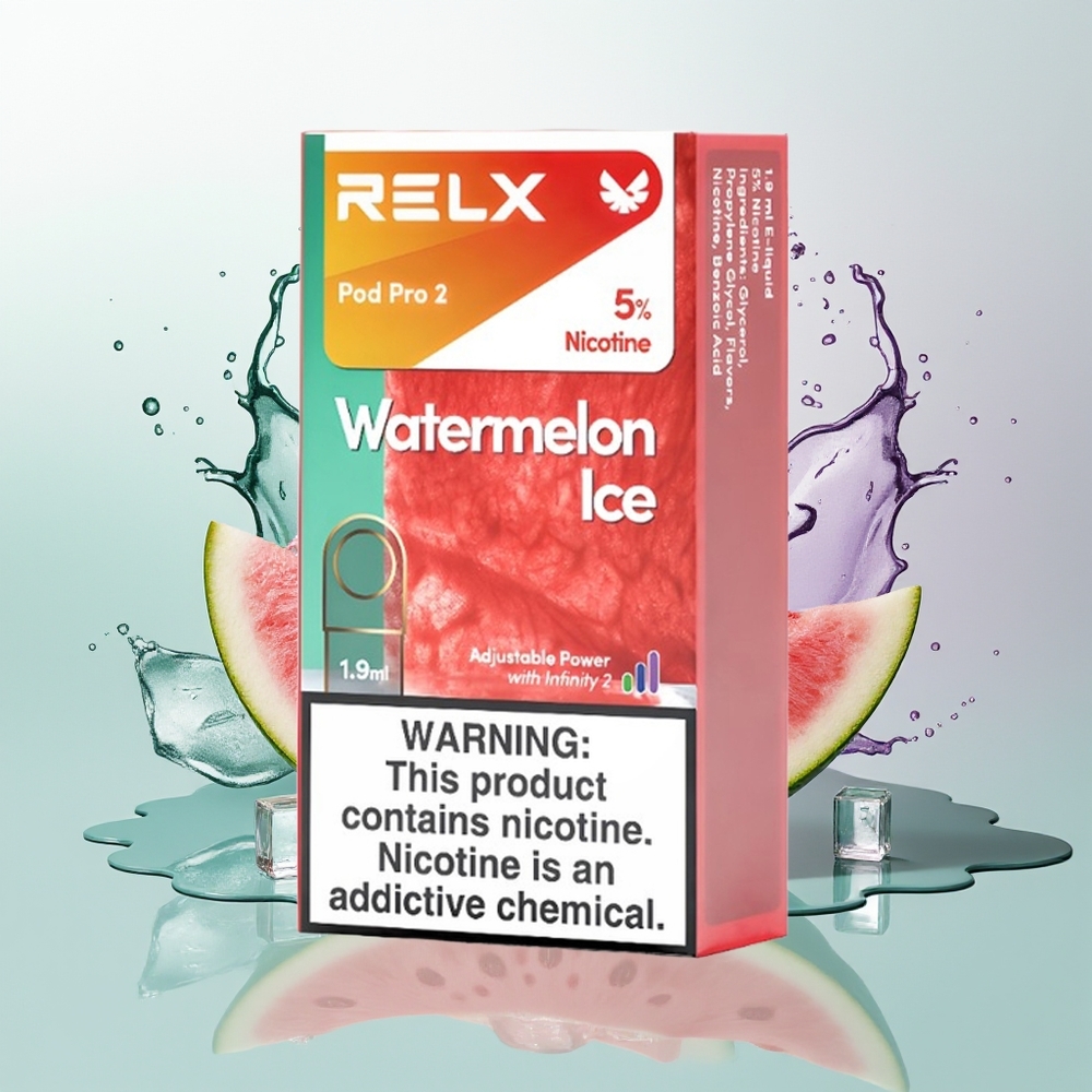 Relx Pod Pro 2 Vape Device Melancia Gelo 1.9ml 3 Modos