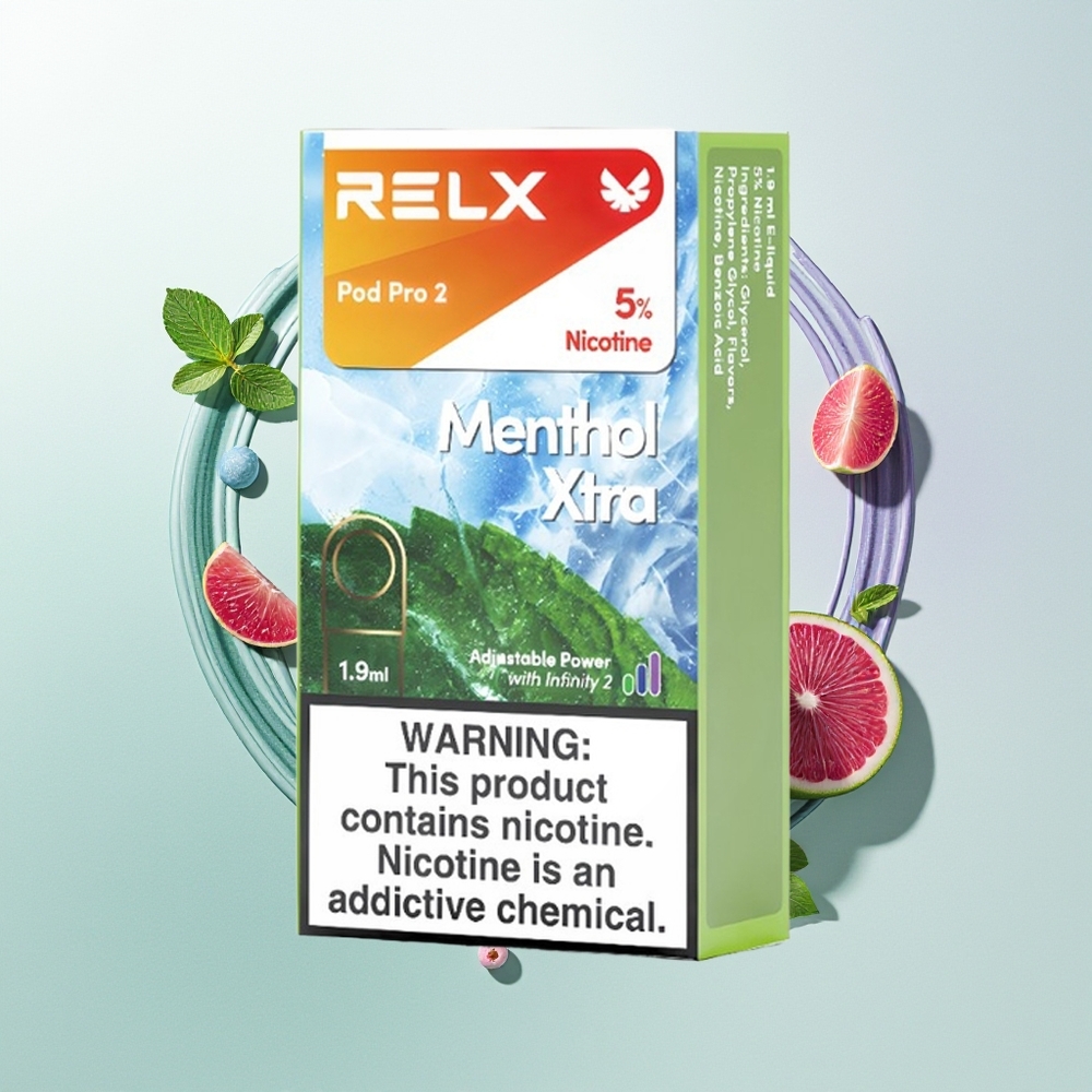 Relx Pod Pro 2 Vape Device Mentol Xtra Pro Eco Smooth Boost