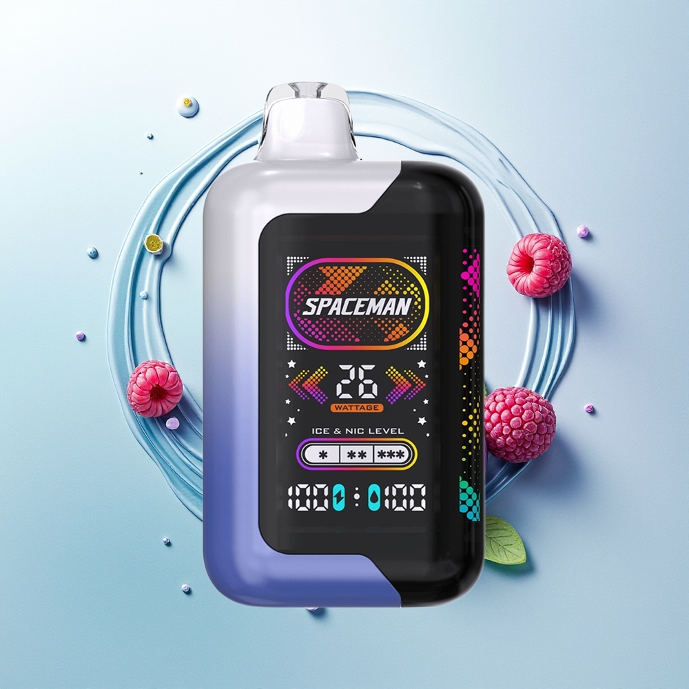 SMOK SPACEMAN SP40000 Gelo de Framboesa Azul 20ml