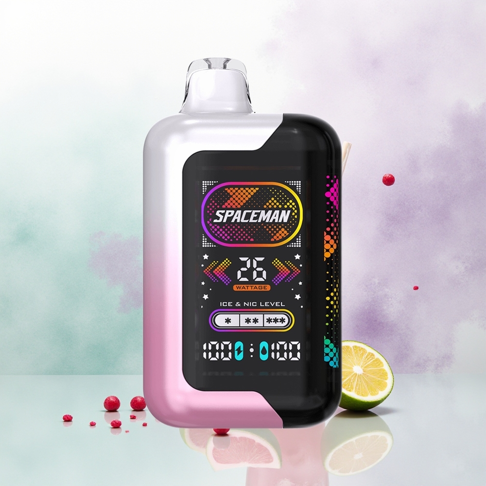 SMOK SPACEMAN SP40000 Limão Rosa SP40000 Descarte com 20ml