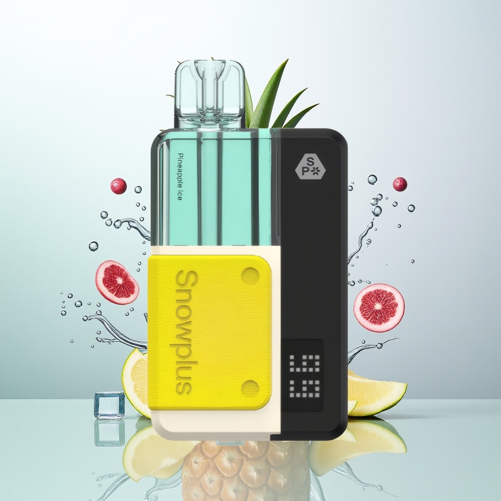 Snowplus Swift 15000 Puffs Pod Kit Abacaxi Gelo Dual Mesh 10ml Recarregável