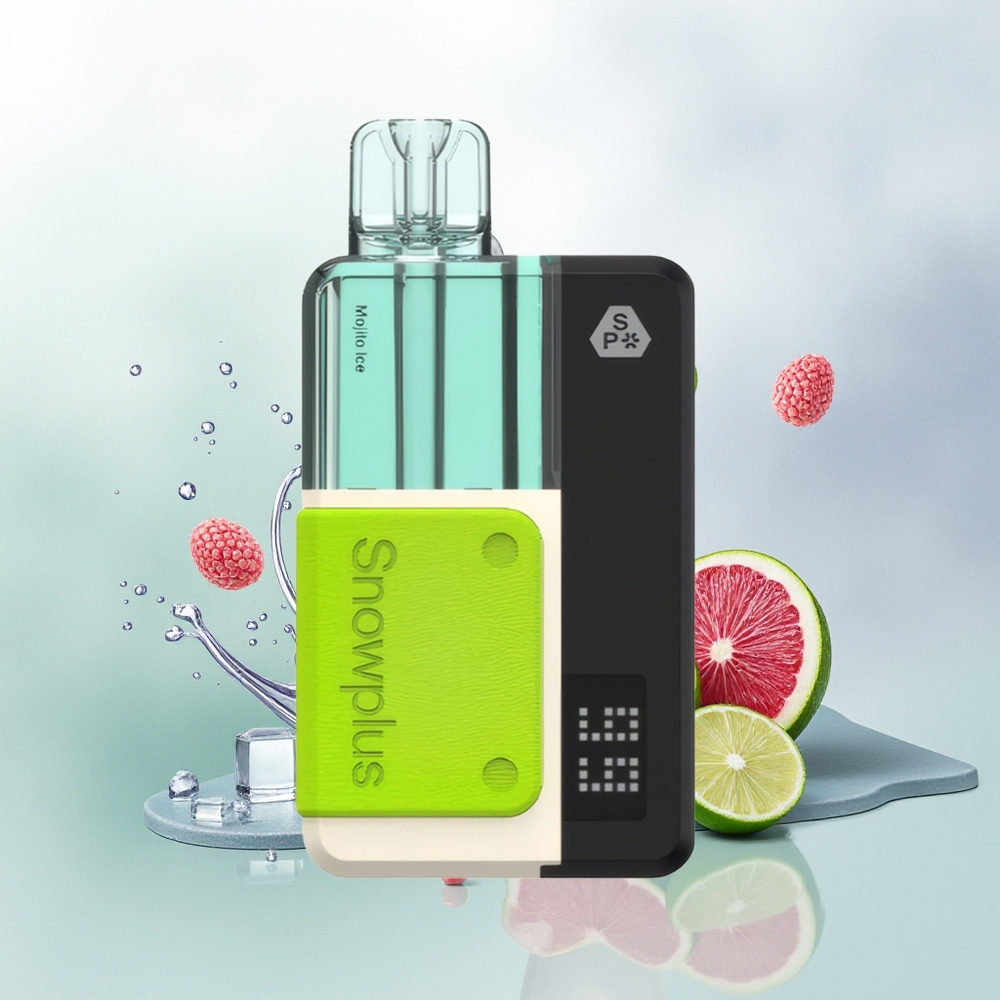 Snowplus Swift 15000 Puffs Pod Kit Mojito Gelo Recarregável Duplo Mesh 2+10ml