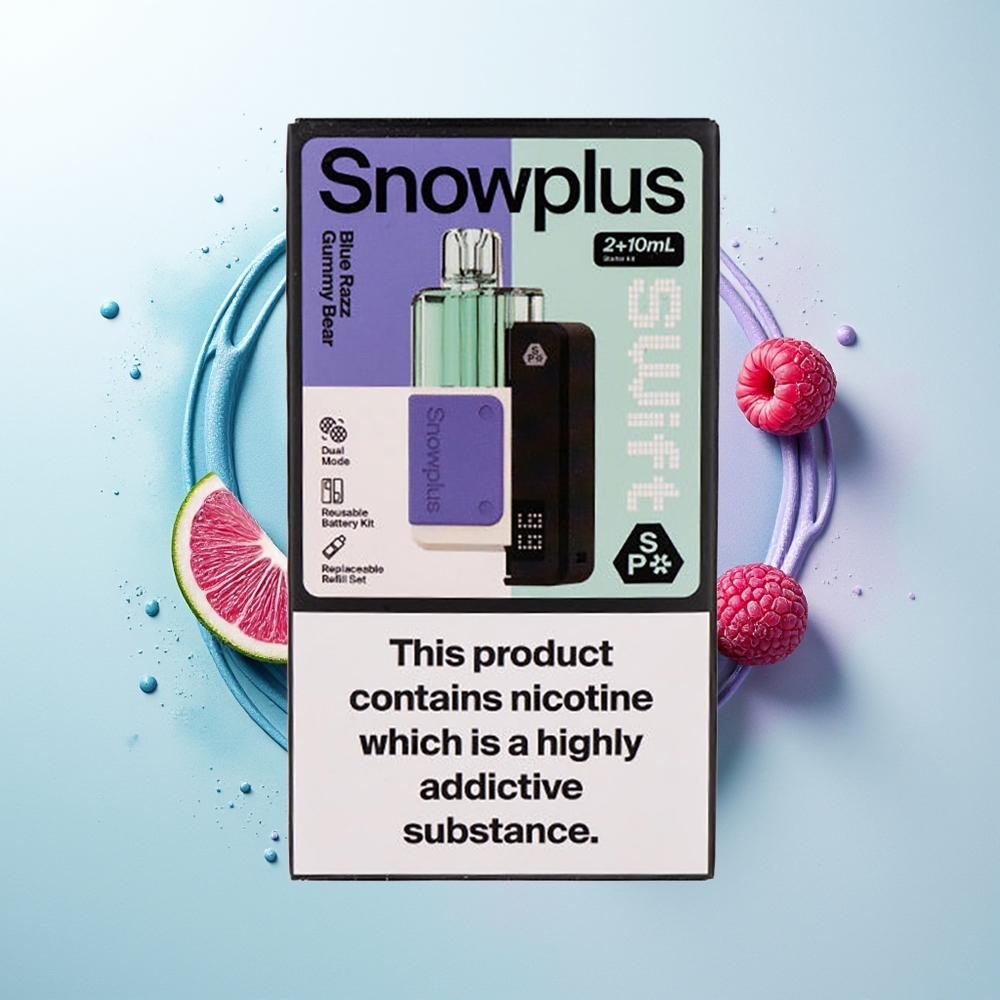 Snowplus Swift 5000 Urso de Goma Azul Framboesa Dual Mesh