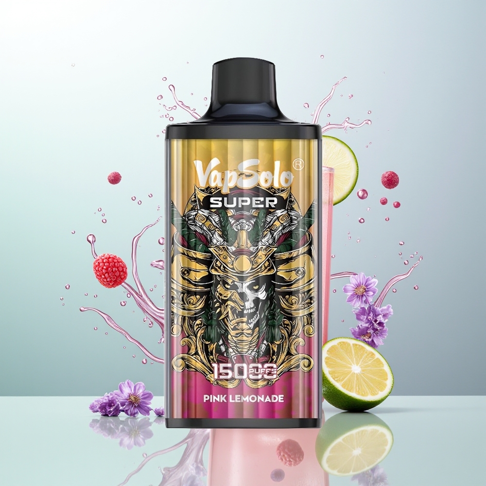 Vapsolo Super 15000 Limão Rosa Super 40ml Mesh