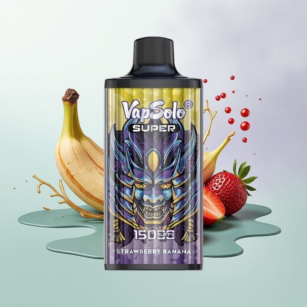 Vapsolo Super 15000 Morango Banana 850mAh Mesh