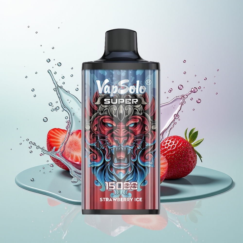 Vapsolo Super 15000 Morango Gelo 40ml