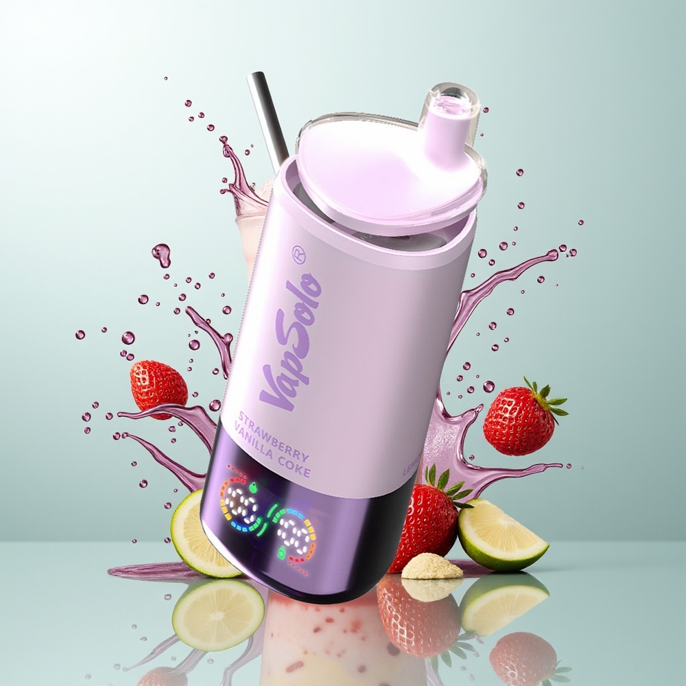 Vapsolo Triple 30000 Coca-Cola Morango Baunilha Tipo-C