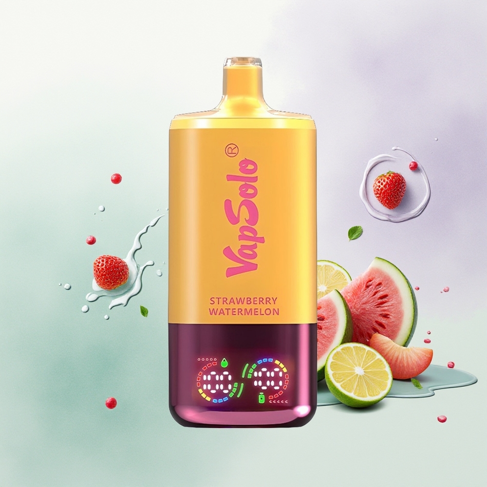 Vapsolo Triple 30000 Morango Melancia & Limão Pêssego com 40ml