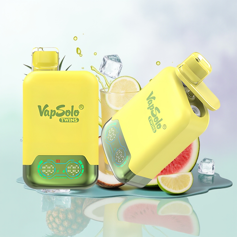Vapsolo Twins 20000 Abacaxi Coco & Melancia Gelo com 40 ml