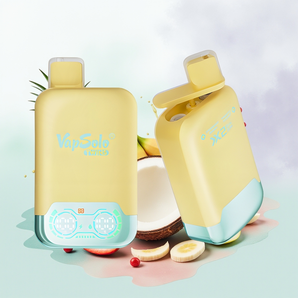 Vapsolo Twins 20000 Abacaxi Coco & Morango Banana com 40 ml