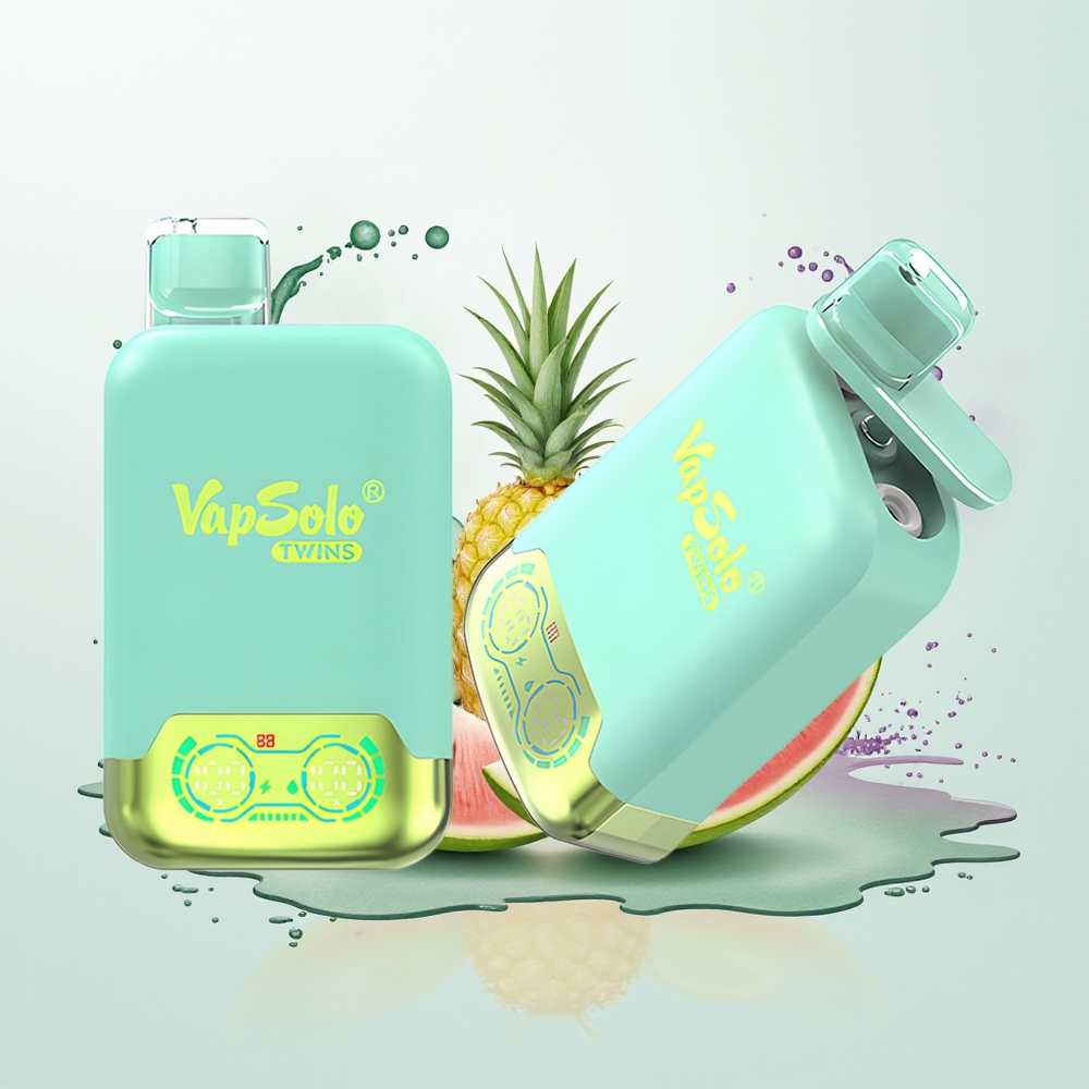 Vapsolo Twins 20000 Melão Triplo & Abacaxi Coco com 40 ml