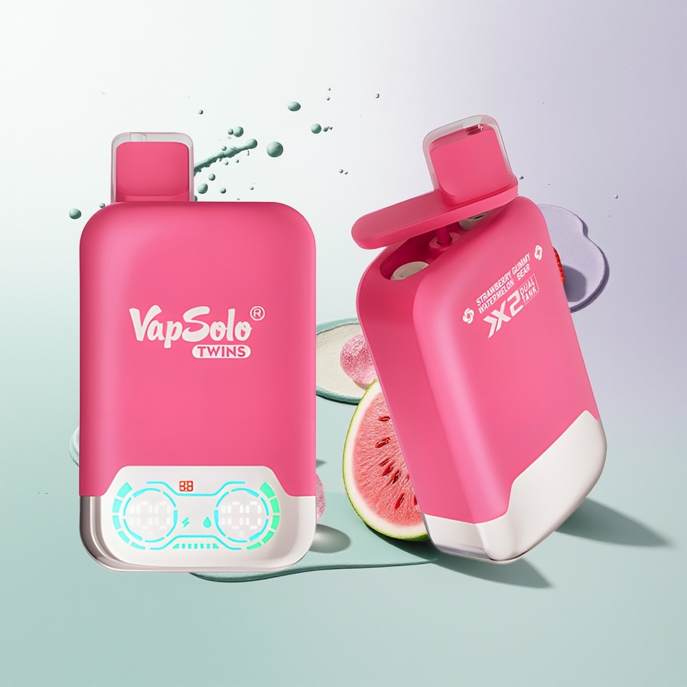 Vapsolo Twins 20000 Morango Melancia & Ursinho de Goma com 40 ml