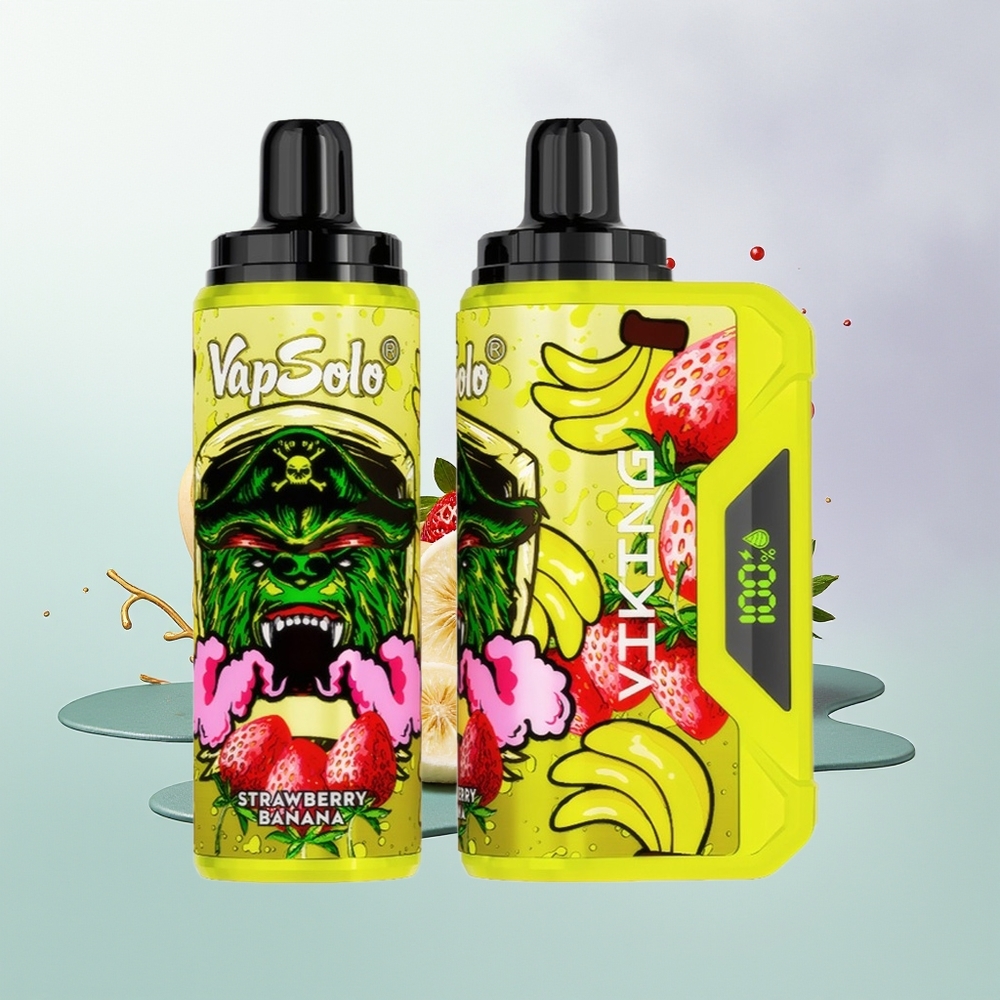 VapSolo VIKING 12000 Morango Banana Tipo-C