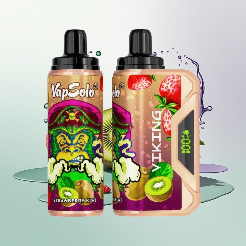 VapSolo VIKING 12000 Morango Kiwi 22ml